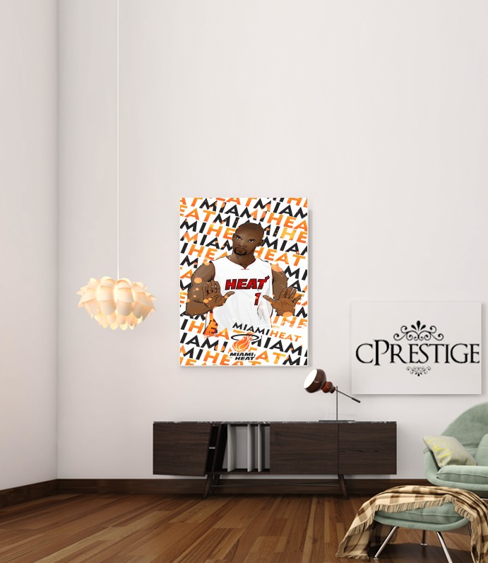 Poster Basketball Stars: Chris Bosh - Miami Heat