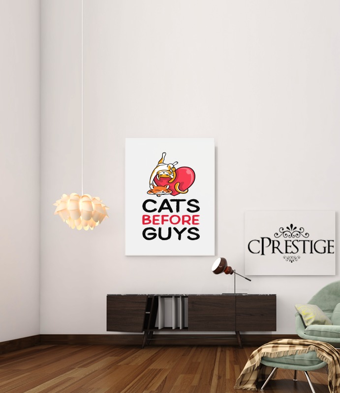 Poster Cats before guy