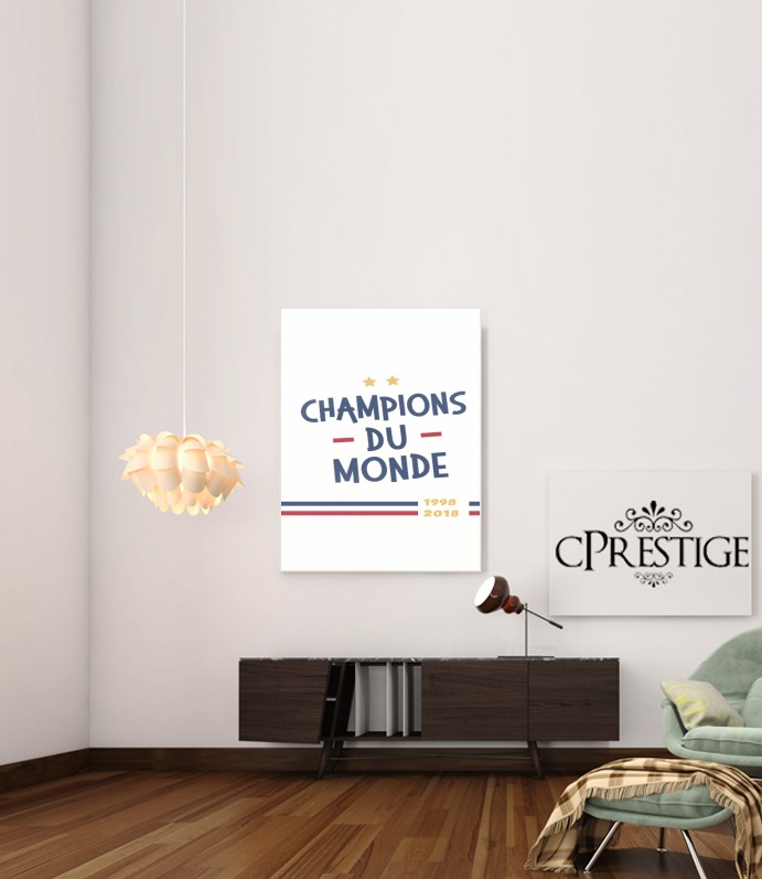 Poster Champion du monde 2018 Supporter France
