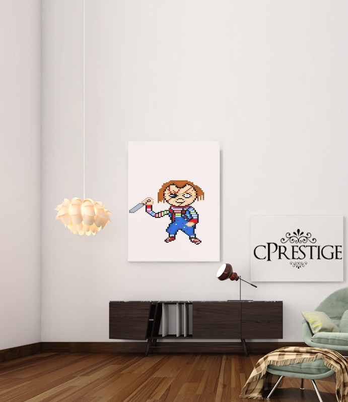 Poster Chucky Pixel Art