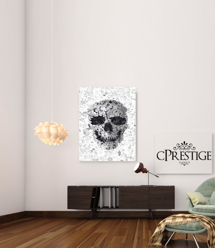 Poster Doodle Skull