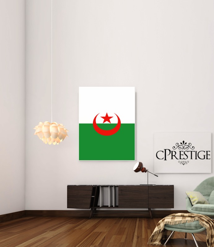 Poster Drapeau Algerie