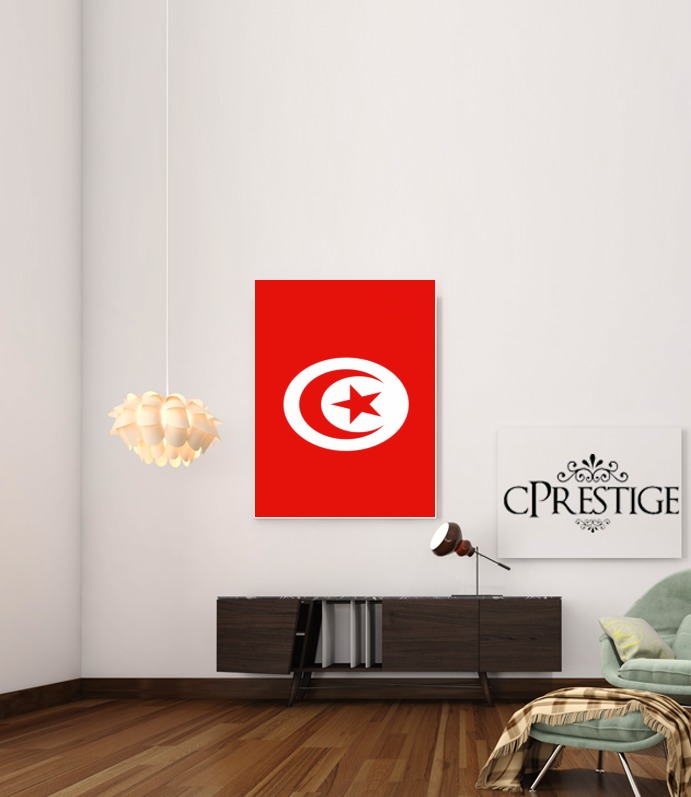 Poster Drapeau Tunisie