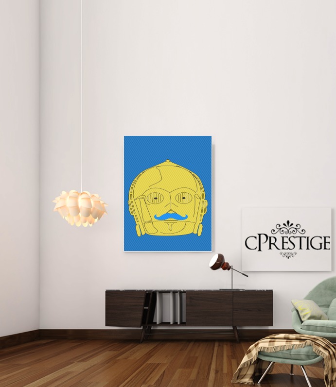 Poster Droid Moustache