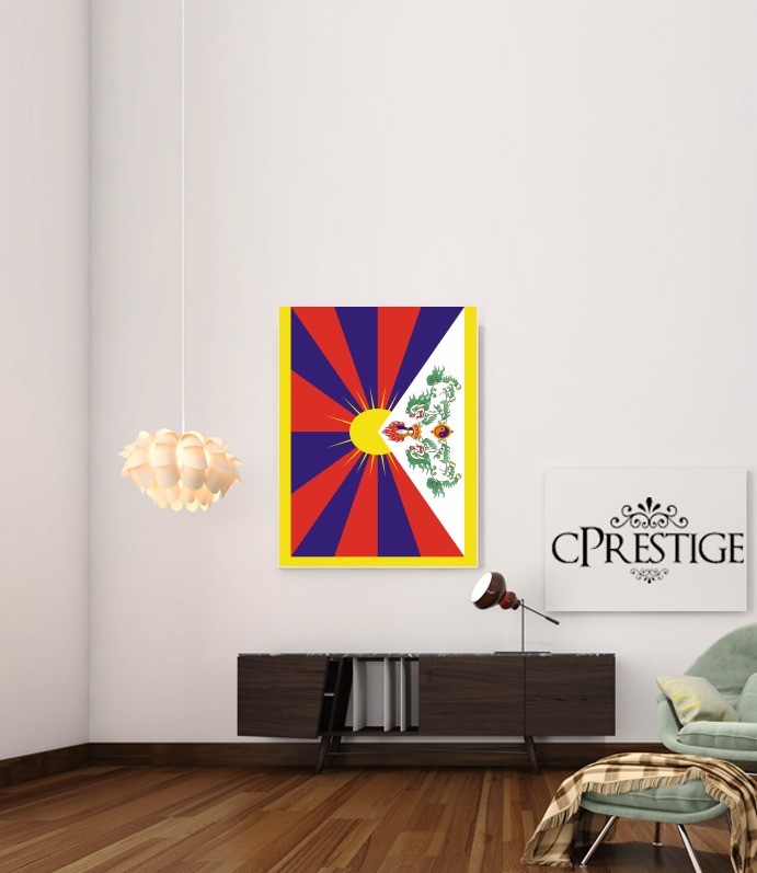 Poster Flag Of Tibet