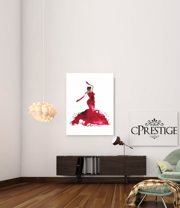 Poster Flamenco Danseuse