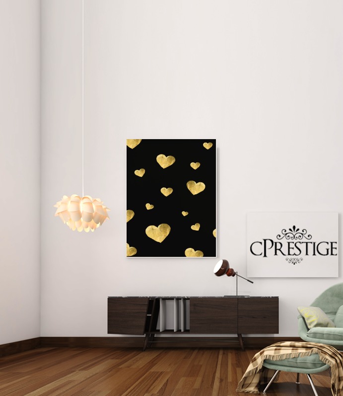Poster Floating Hearts