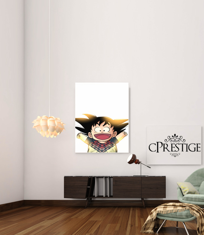 Poster Goku Kid happy america