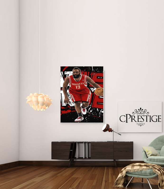 Poster James Harden Basketball Legend