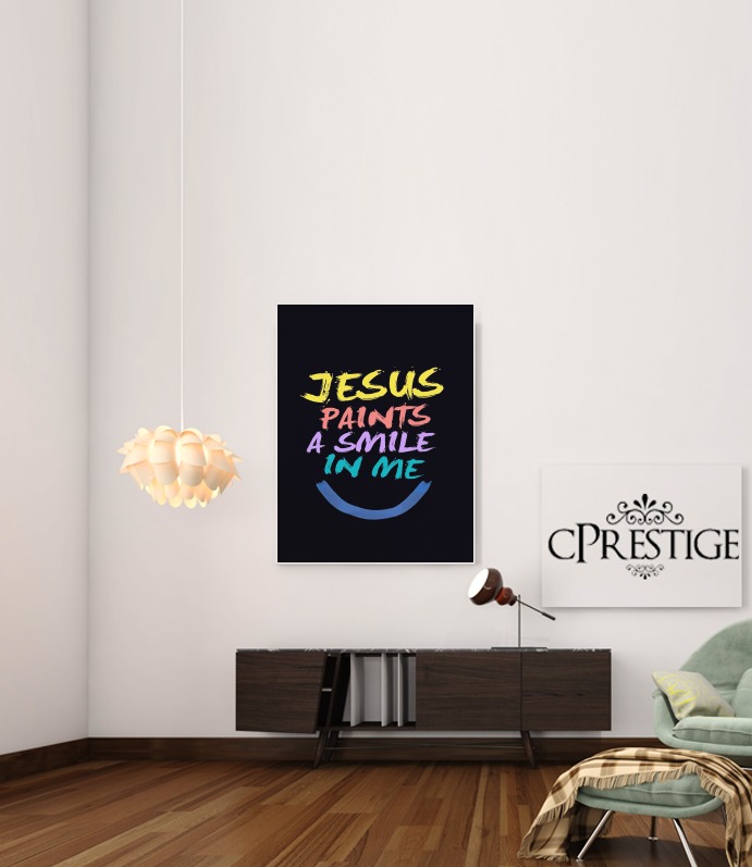Poster  Jesus paints a smile in me Bible