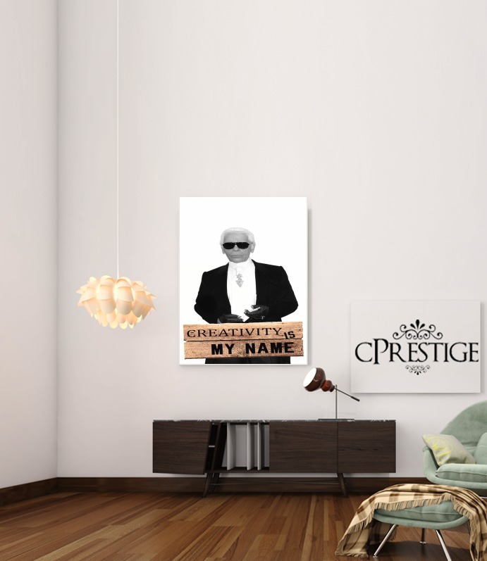 Poster Karl Lagerfeld Creativity is my name