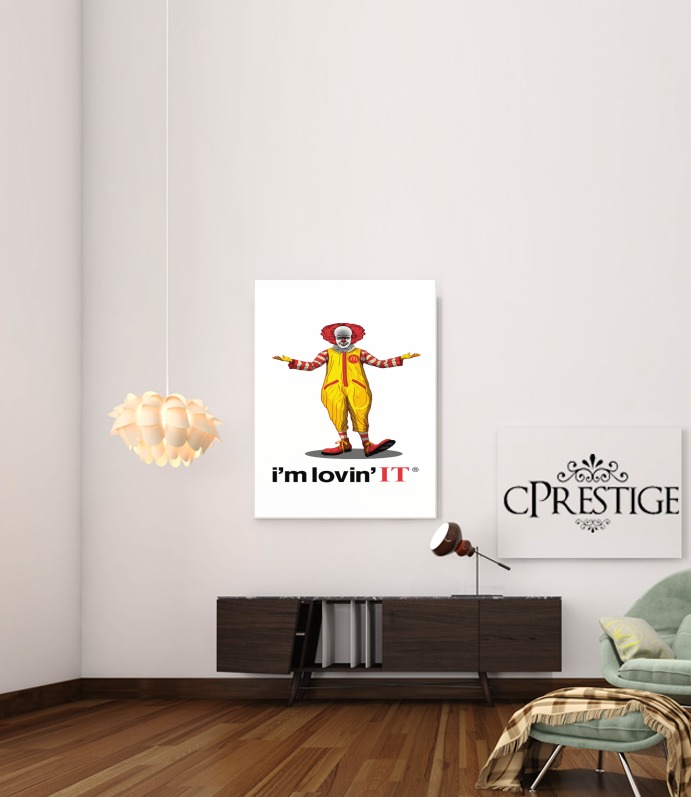 Poster Mcdonalds Im lovin it - Clown Horror