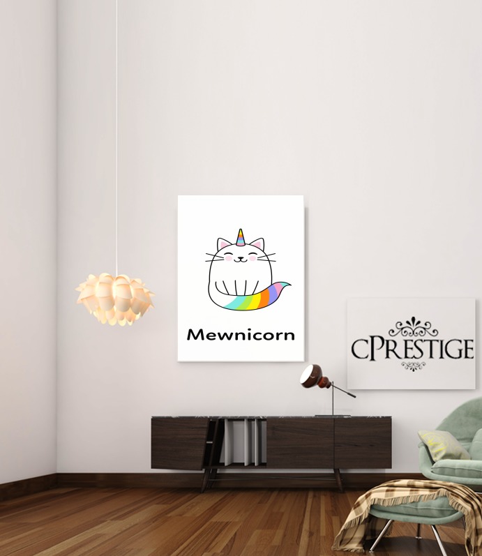 Poster Mewnicorn Licorne x Chat