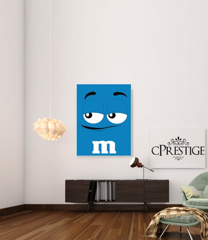 Poster  M&m's Bleu