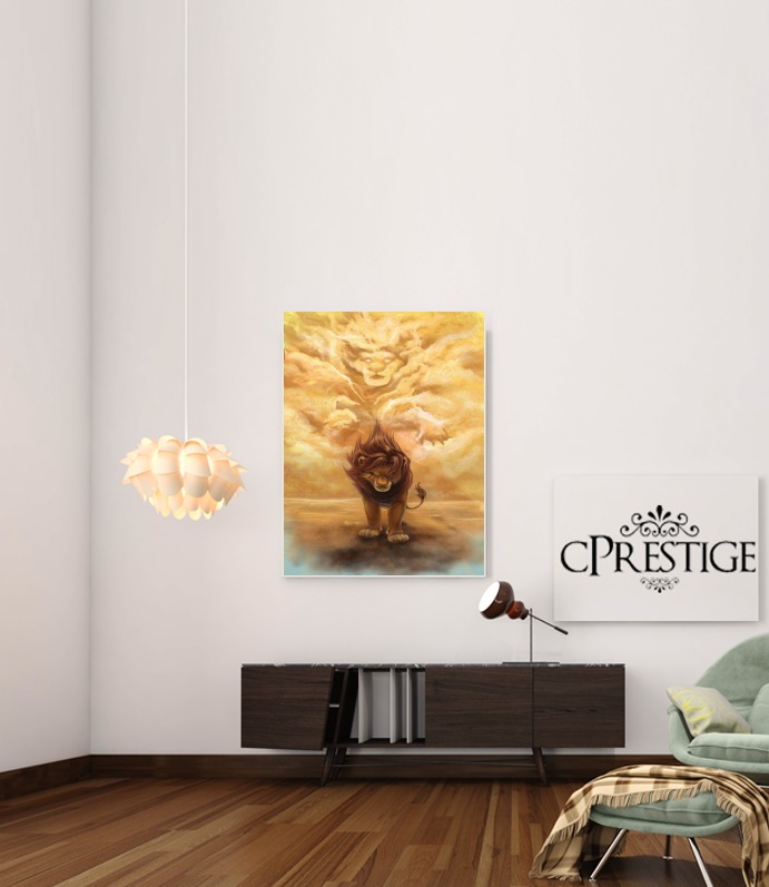 Poster Mufasa Ghost Lion King