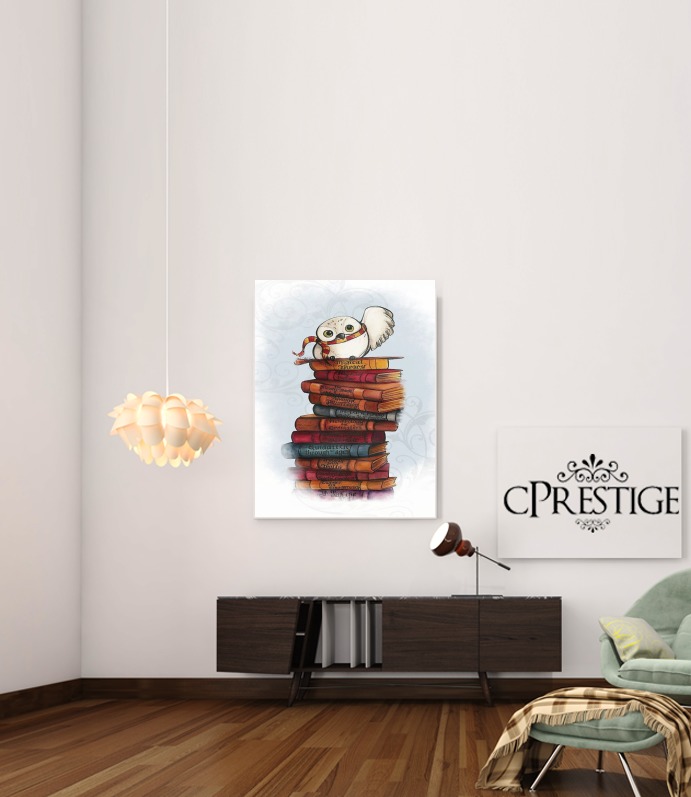 Poster Owl and Books