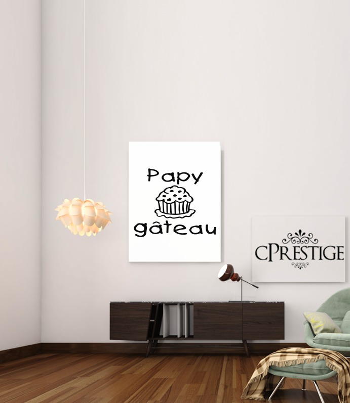 Poster Papy gâteau