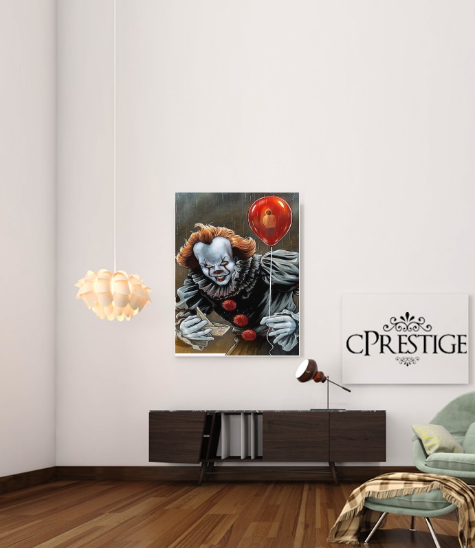 Poster Pennywise Ca Clown Red Ballon