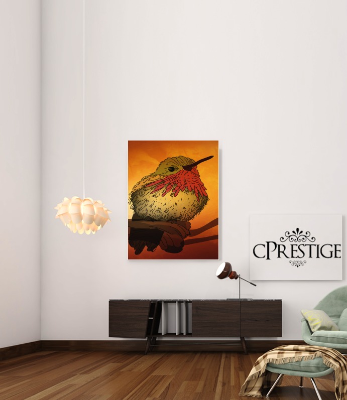 Poster Sunset Bird