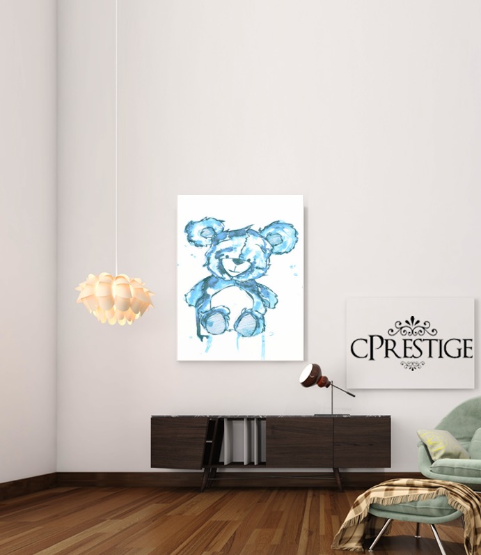 Poster Teddy Bear Bleu