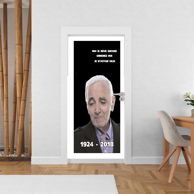 Sticker Aznavour Hommage Fan Tribute