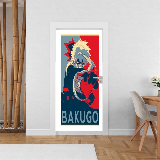 Sticker Bakugo Katsuki propaganda art