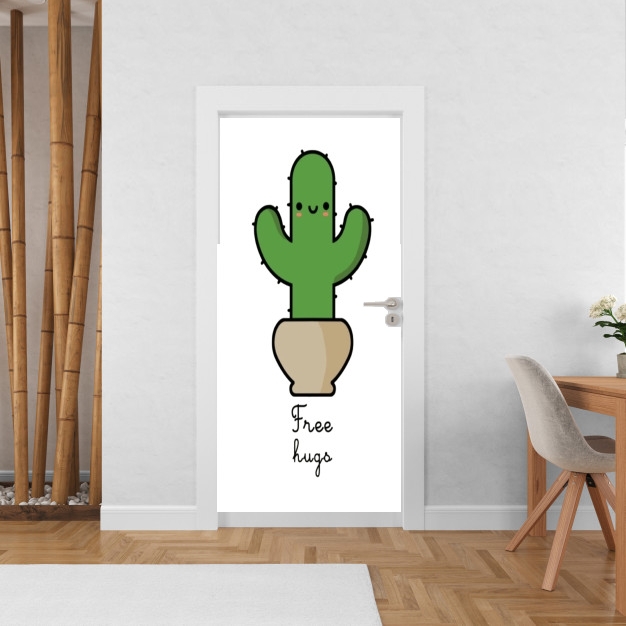Sticker Cactus Free Hugs