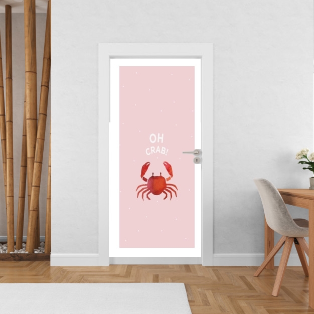 Sticker Crabe Pinky