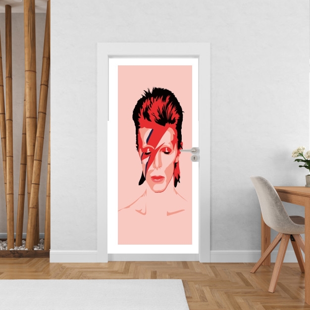Sticker David Bowie Minimalist Art