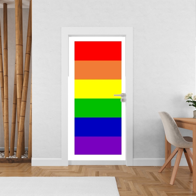 Sticker Drapeau Arc En Ciel Gay - Rainbow flag
