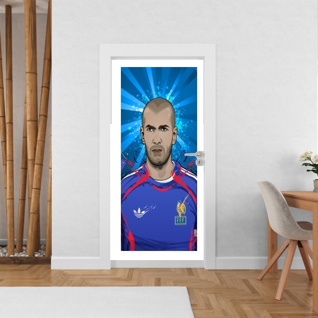 Sticker Football Legends: Zinedine Zidane France
