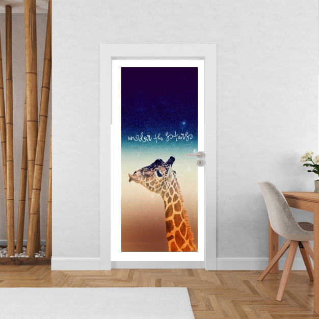 Sticker Giraffe Love - Droite