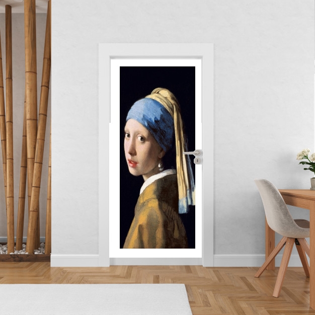 Sticker Girl with a Pearl Earring
