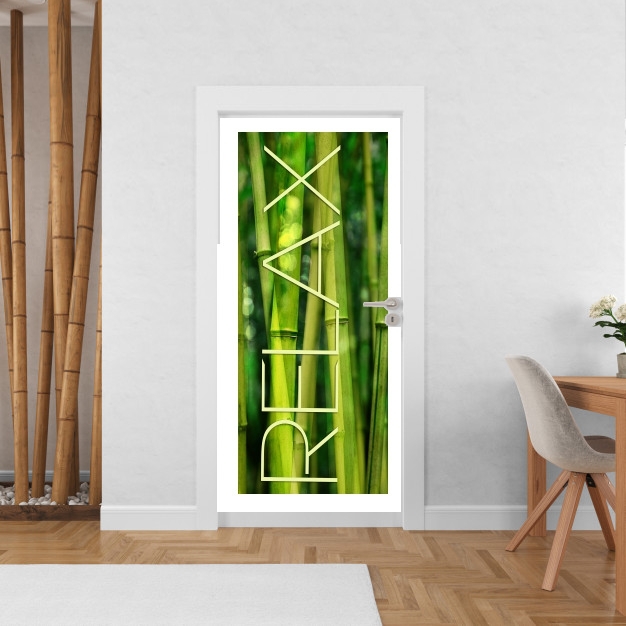 Sticker green bamboo