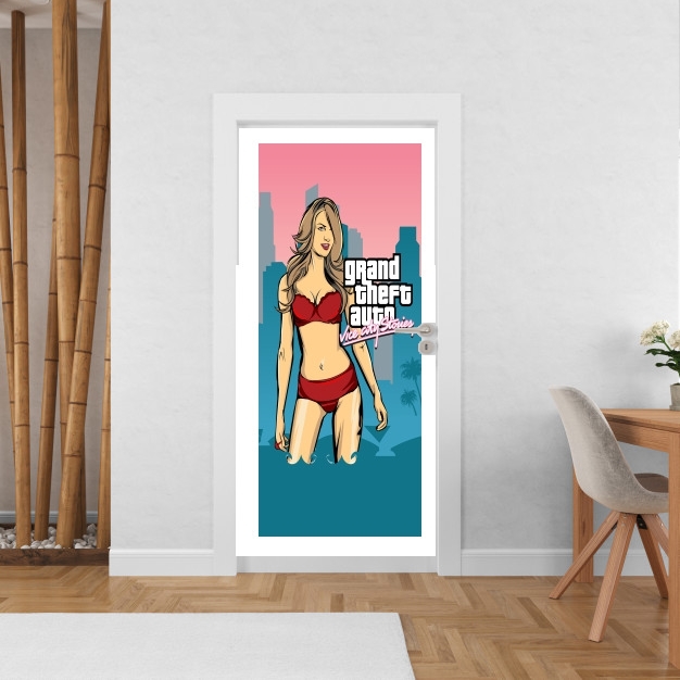 Sticker GTA collection: Bikini Girl Miami Beach