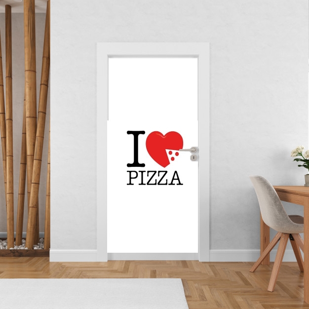 Sticker I love Pizza