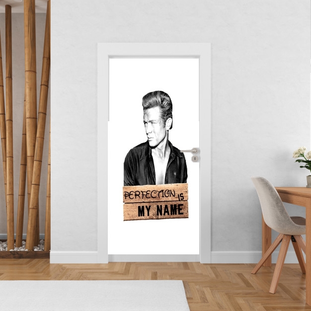 Sticker James Dean Perfection is my name