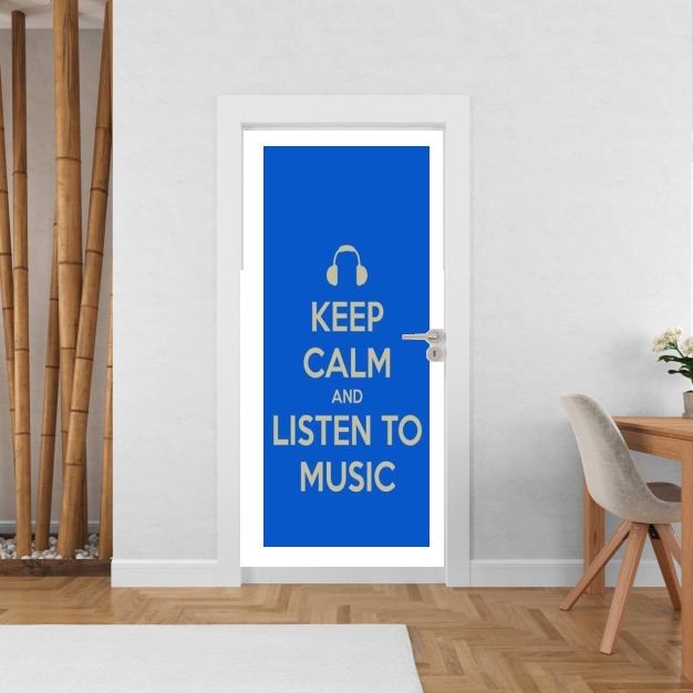 Sticker Keep Calm And Listen to Music
