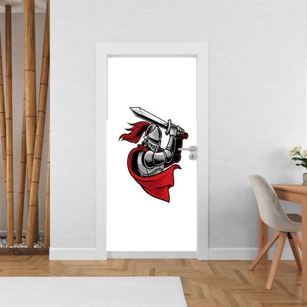 Sticker Knight with red cap