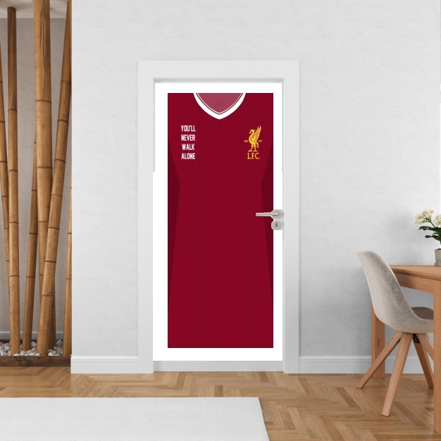 Sticker Liverpool Maillot Football Home 2018 