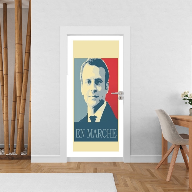 Sticker Macron Propaganda En marche la France