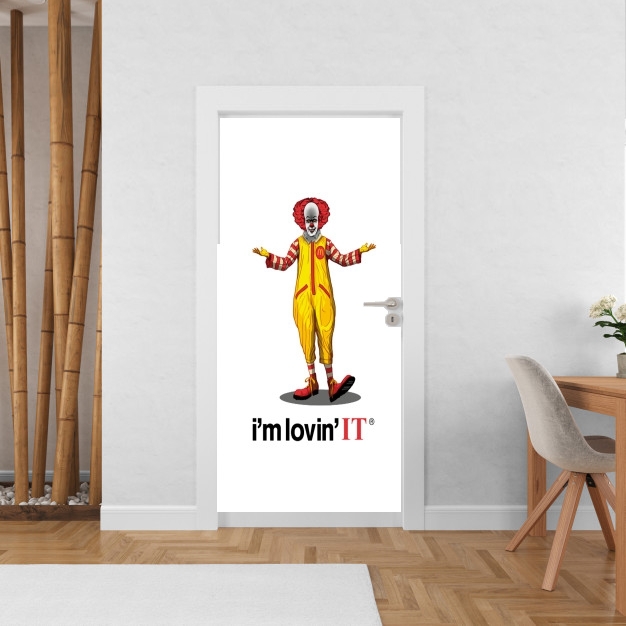 Sticker Mcdonalds Im lovin it - Clown Horror
