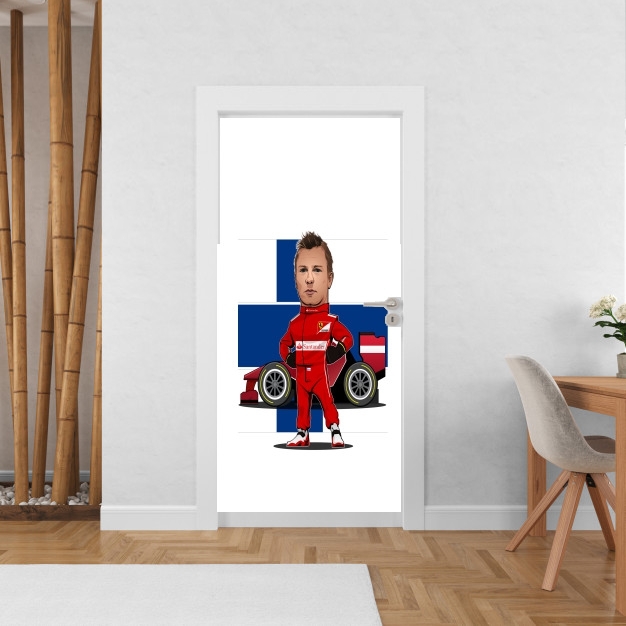 Sticker MiniRacers: Kimi Raikkonen - Ferrari Team F1