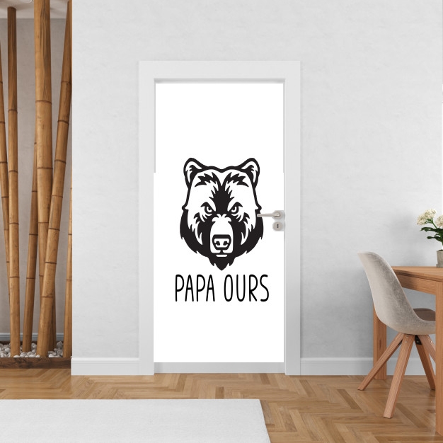 Sticker Papa Ours