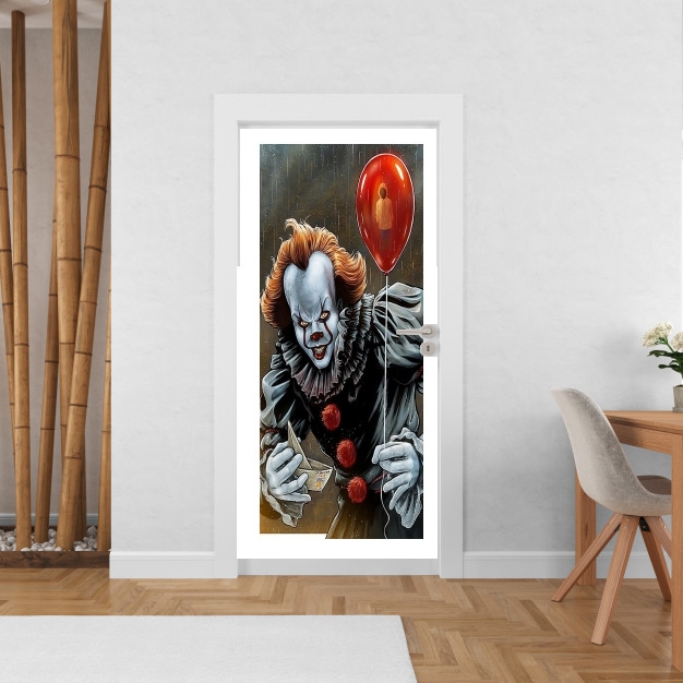 Sticker Pennywise Ca Clown Red Ballon
