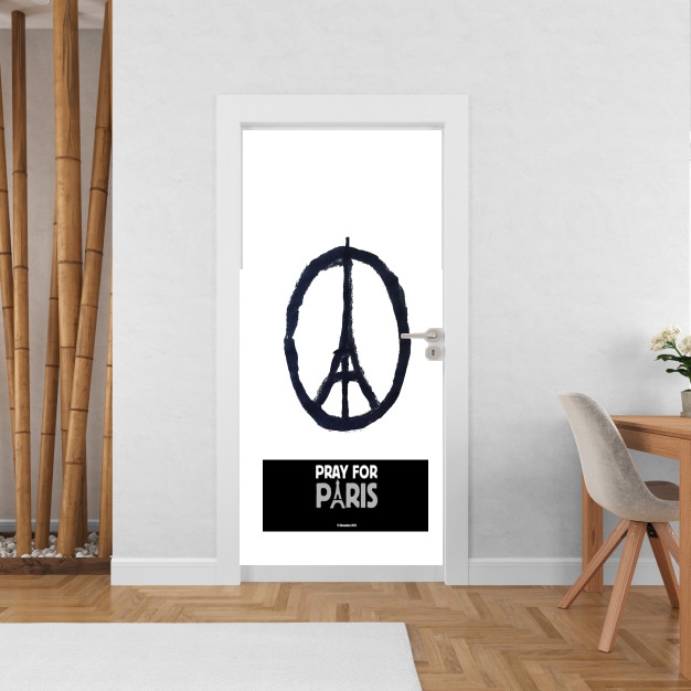 Sticker Pray For Paris - Tour Eiffel