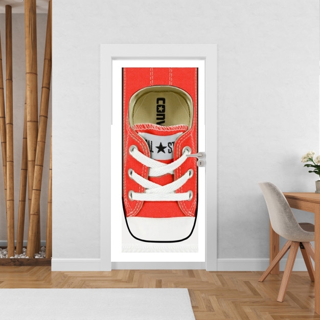 Sticker Chaussure All Star Rouge