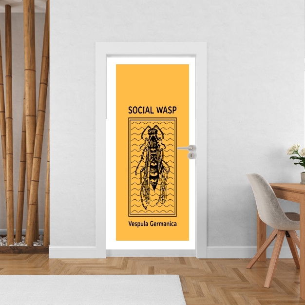 Sticker Social Wasp Vespula Germanica