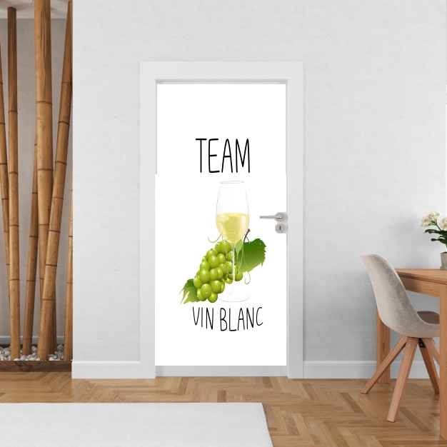 Sticker Team Vin Blanc