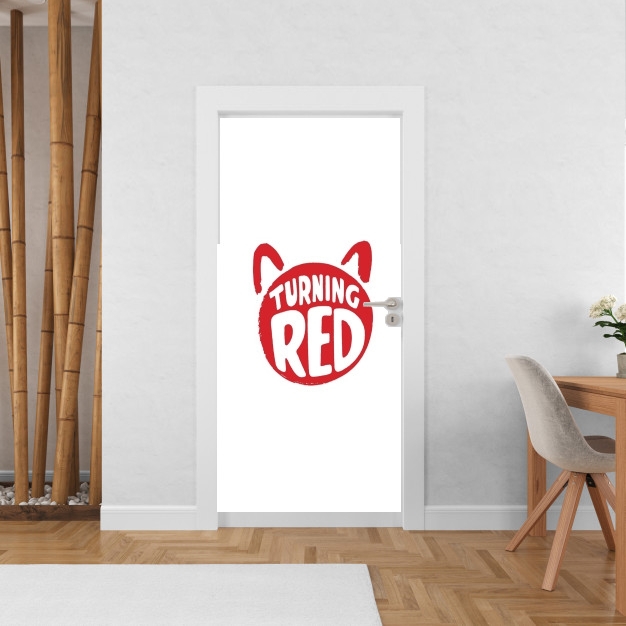 Sticker Alerte rouge panda roux